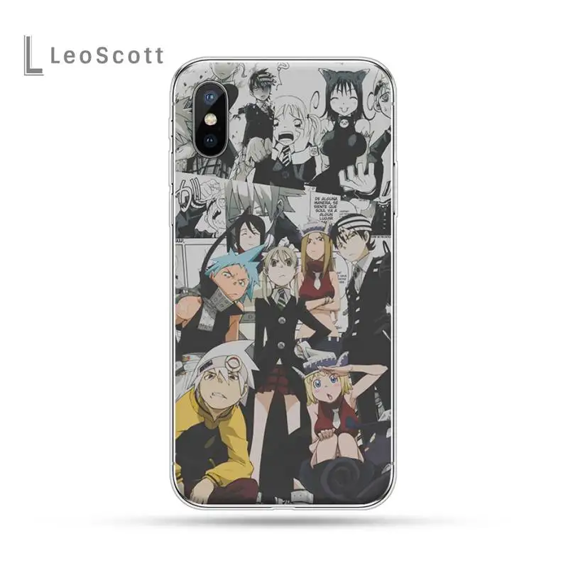 

Soul Eater Hot anime high quality shell luxury Anti-fall Phone Case For iphone 12 5 5s 5c se 6 6s 7 8 plus x xs xr 11 pro max