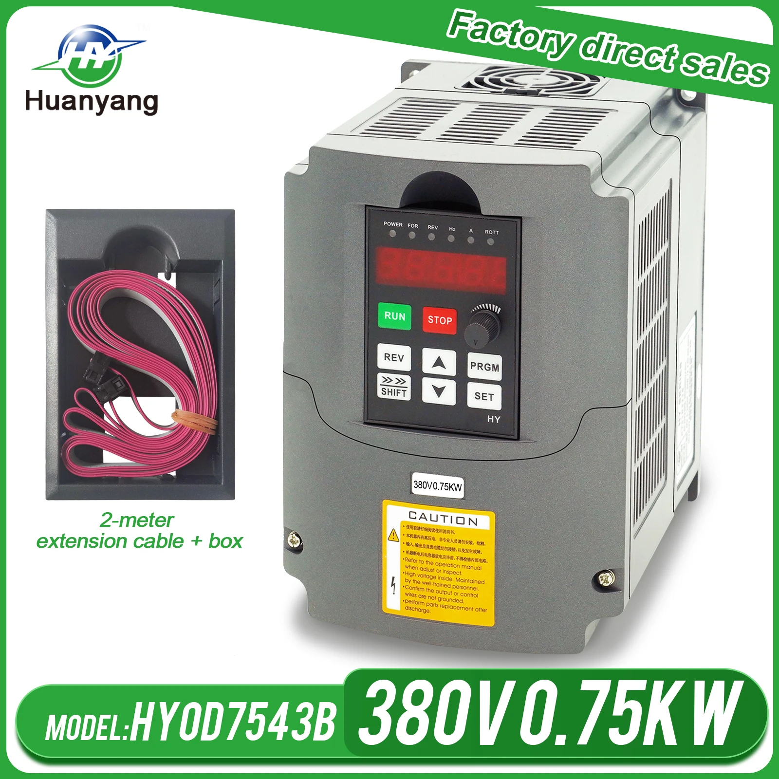 HUANYANG VFD привод 0 75 кВт 380 В шпиндель Инвертор преобразователь частоты и