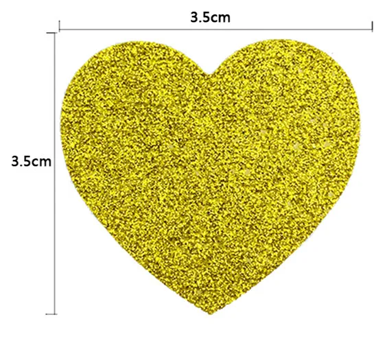

180 Gold Glitter Heart Stickers Wedding Invitation Decoration Gold Wedding Favor Engagement Party Sticker Gold Star Stickers