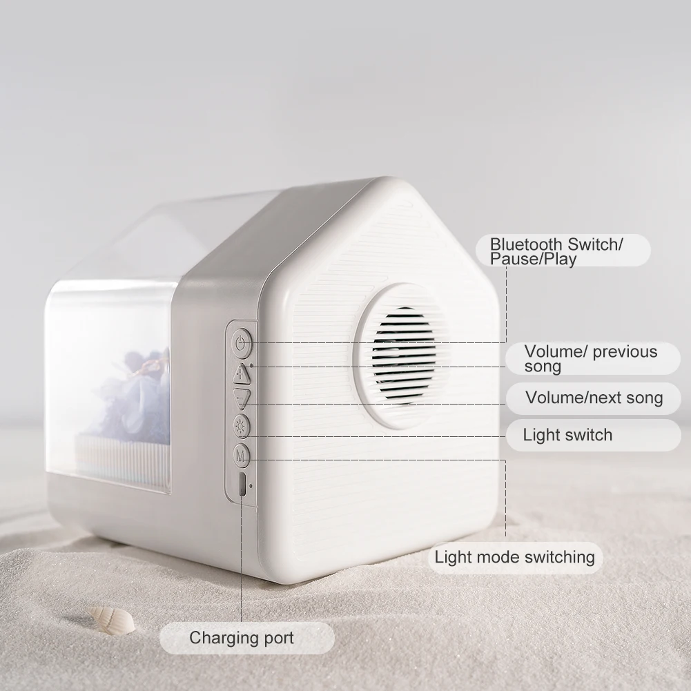 

Eternal Rose Led Night Lamp Romantic Atmosphere Lamp with Bluetooth Speaker Bedroom Lamp Valentine's Day Wedding Party HomeDecor