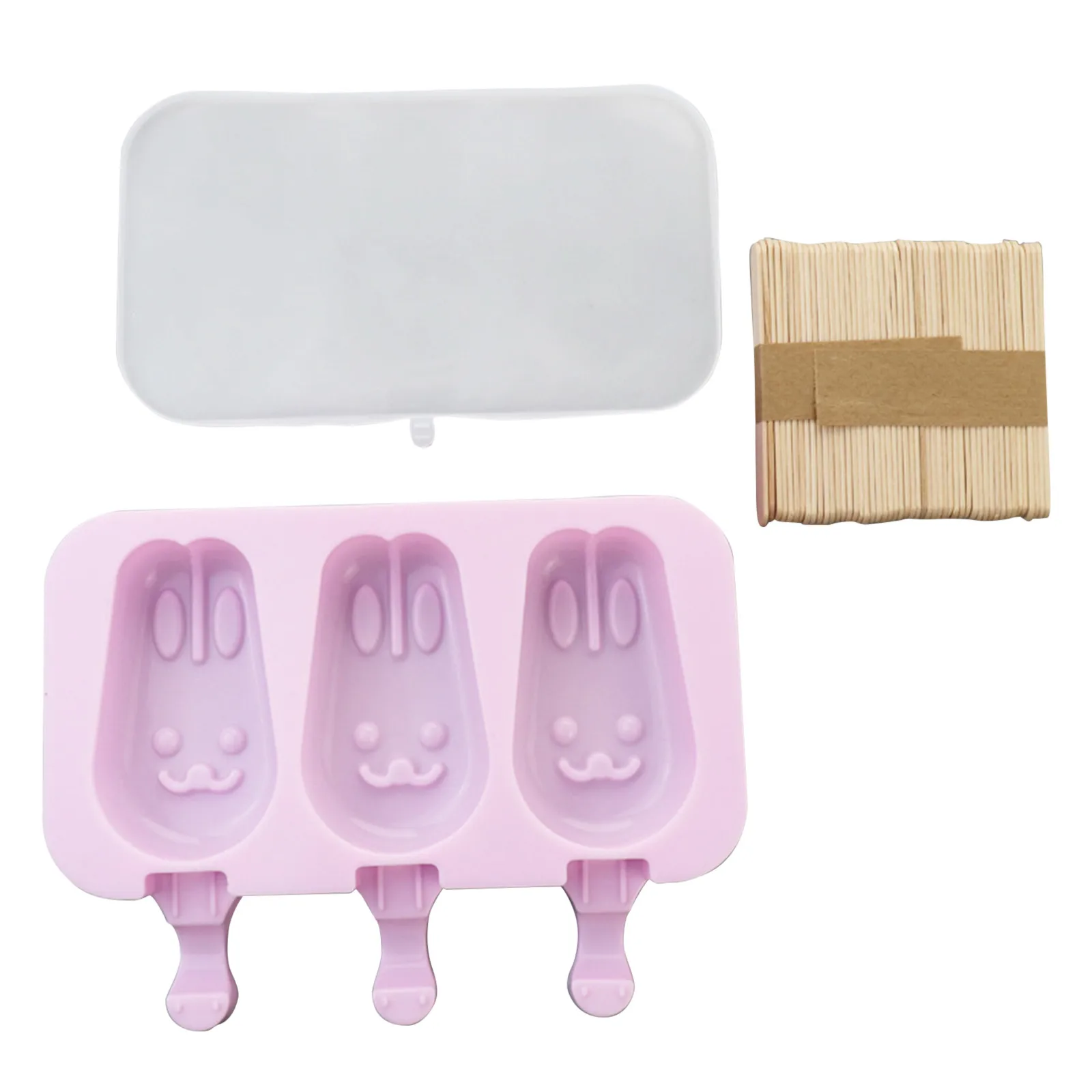 

Creative Self-made; Ice Cream Mould; Easy To Take Ice Tray; Cute Cartoon; Silica