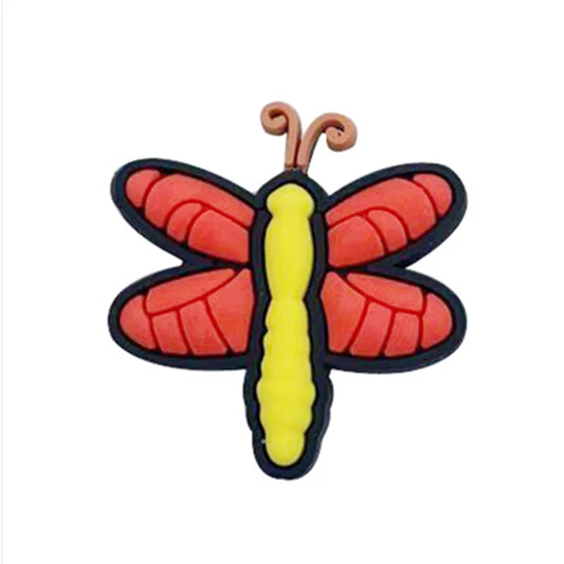 

10pc Summer Pvc Hole Slipper Decoration For Kids Gifts Butterfly Hot Air Balloon Shoes Charms Buckle Accessories