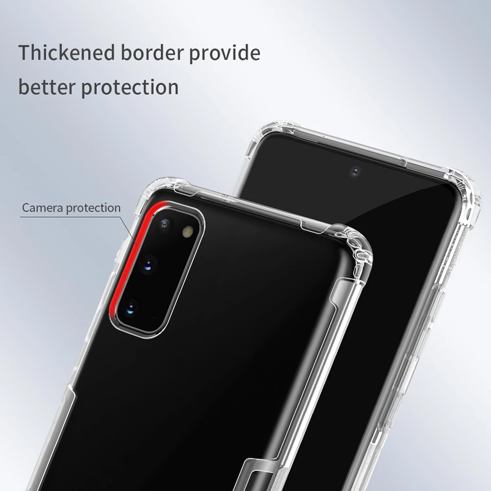 Для Samsung S20 чехол Nillkin из серии Nature прозрачный мягкий TPU для Galaxy S21 + Plus Ultra корпус 5G |