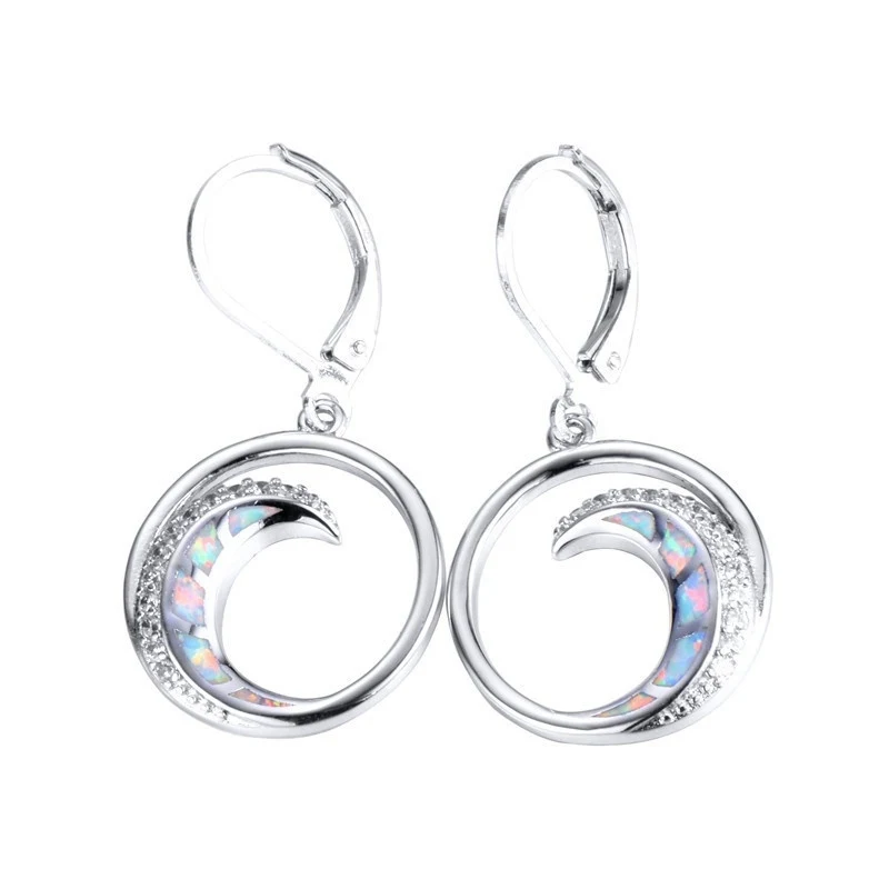 

European and American new fashion moon women's earrings Personality trend temperament women's earrings gifts Jewelry wholesale