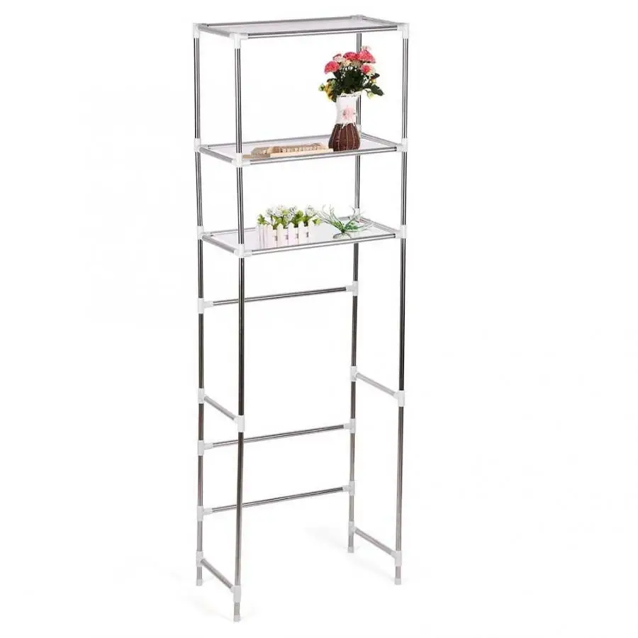 Стеллаж для хранения над туалетом/стиркой/Полка стиральной машиной ванной