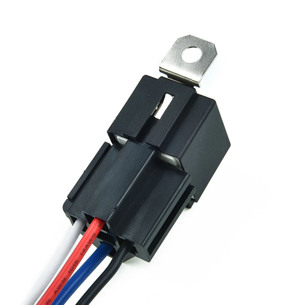 

Truck Relay With Socket Base/Wires/Fuse Polyamide Pre-wired Car 4 Pin 30A SPST Auto 12V Useful Reliable New Hot