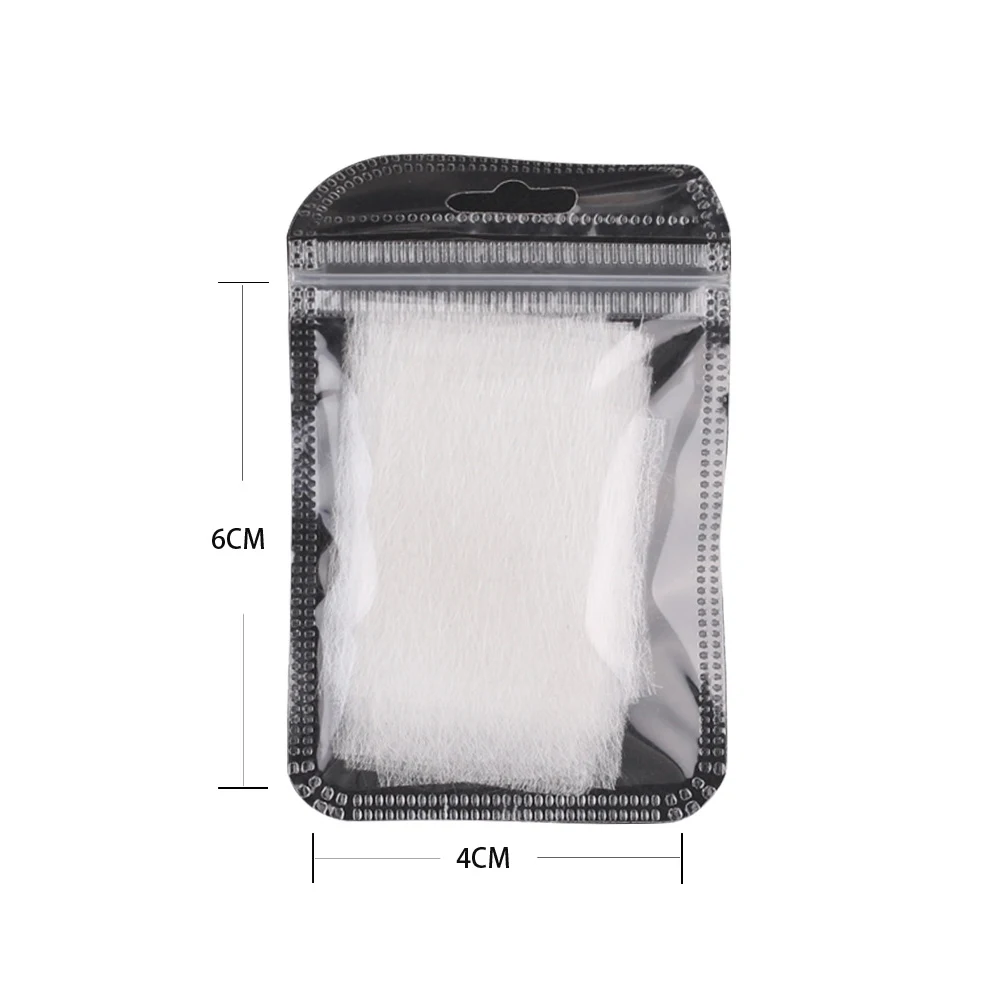 10/20 шт. шелковое стекловолокно для наращивания ногтей нетканые шелки УФ-гель