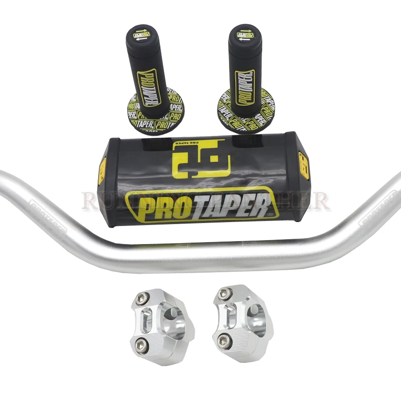Мотоцикл 28 мм CNC 1-1/" Fat Bar руль Грипсы колодки для KTM HONDA KAWASAKI SUZUKI YAMAHA Protaper Pro Dirt Bike Motorcross