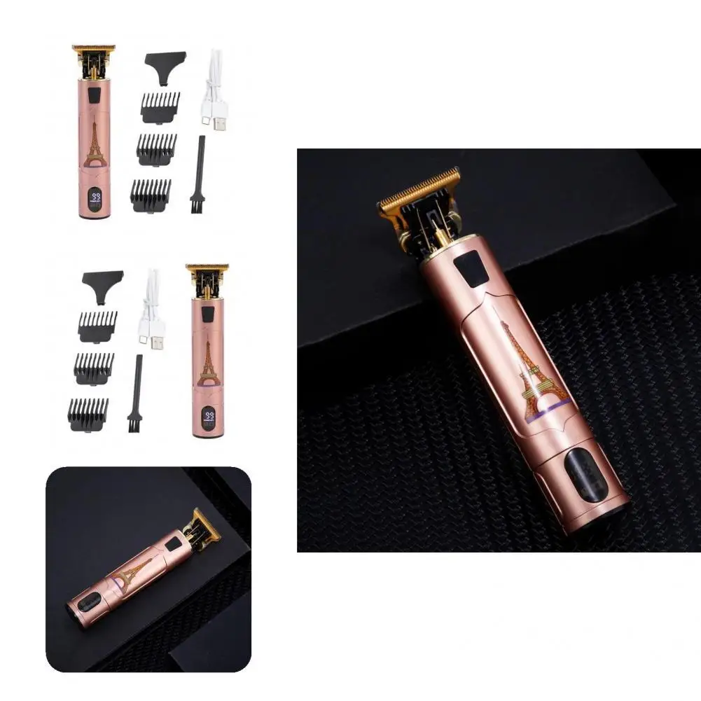 

Hair Clipper Fashion Rechargeable Electric Clipper Tower Printing Strong Power Electric Hair Clipper