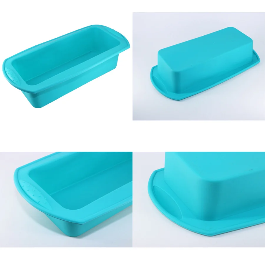 Upgrade New DIY Silicone Bread Loaf Pan for Baking Bake Pans with Lid Cake Mold Dishes Rectangle Pastry Bakeware |