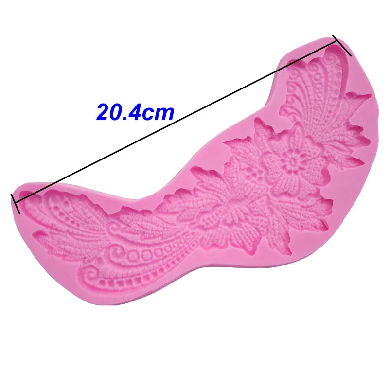 DBS071 цветок кружевной коврик силиконовый Сахар ремесло плесень украшение для