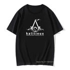 Футболка Kali Linux для операционной системы взлома и безопасности Мужская 100 хлопковая Футболка оверсайз футболка Cutsom