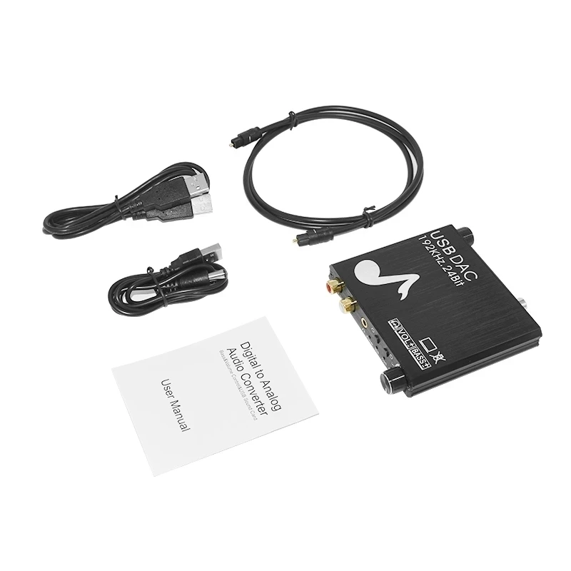 Цифро аналоговый аудио преобразователь 192 кГц/24 бит DAC SPDIF Opticals Toslink коаксиальный