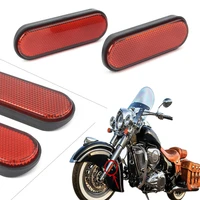 motorcycle front fork leg reflector cover for victory judge hammer s hard ball 2pcs red abs accessories