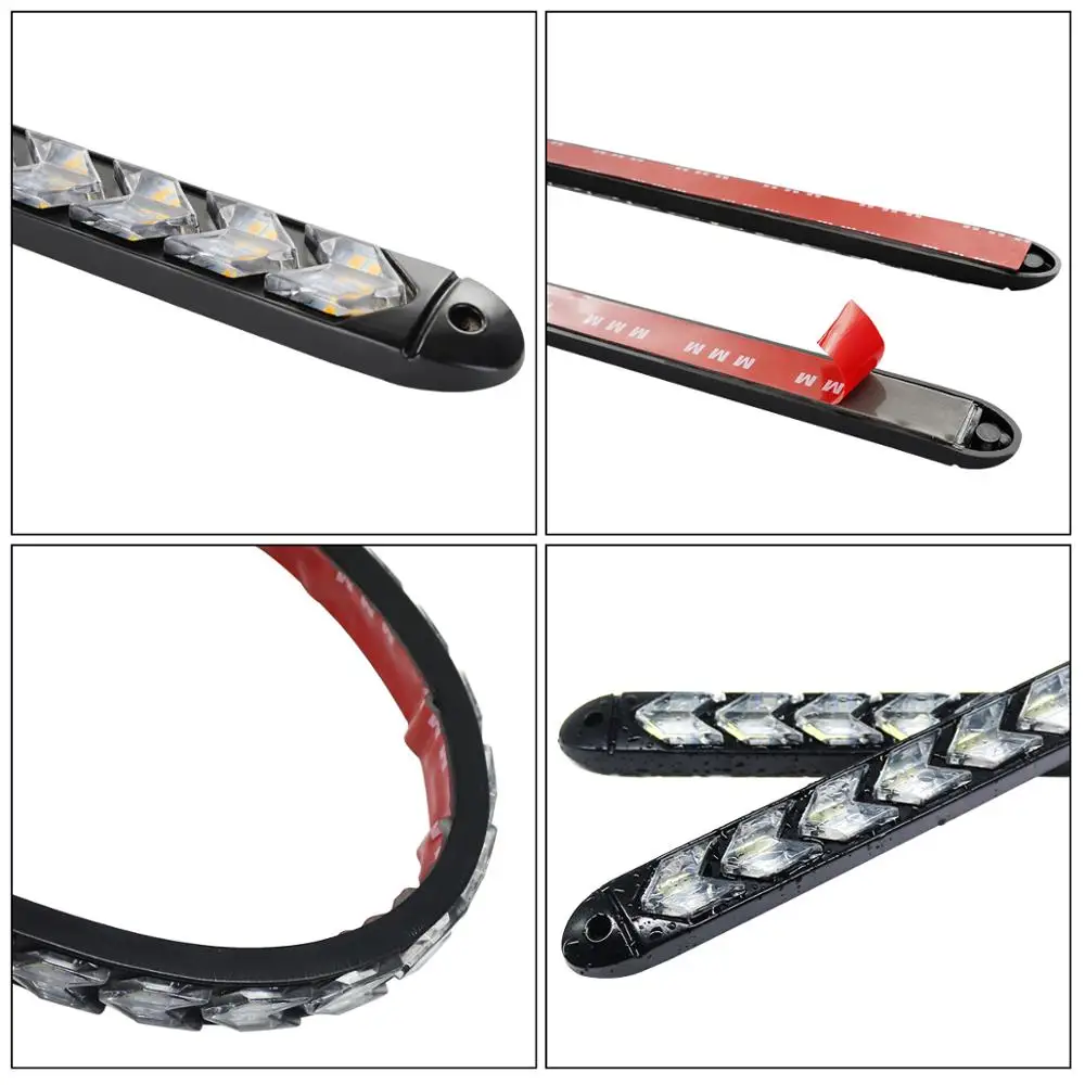 2x водонепроницаемый автомобильный указатель поворота светодиодный