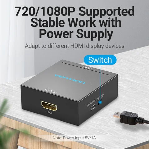 Конвертер HDMI в AV Vention