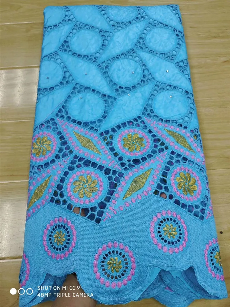 

sewing dress material 5yards hollow out style fashion bazin riche lace fabric good quality african brode lace KCJN161