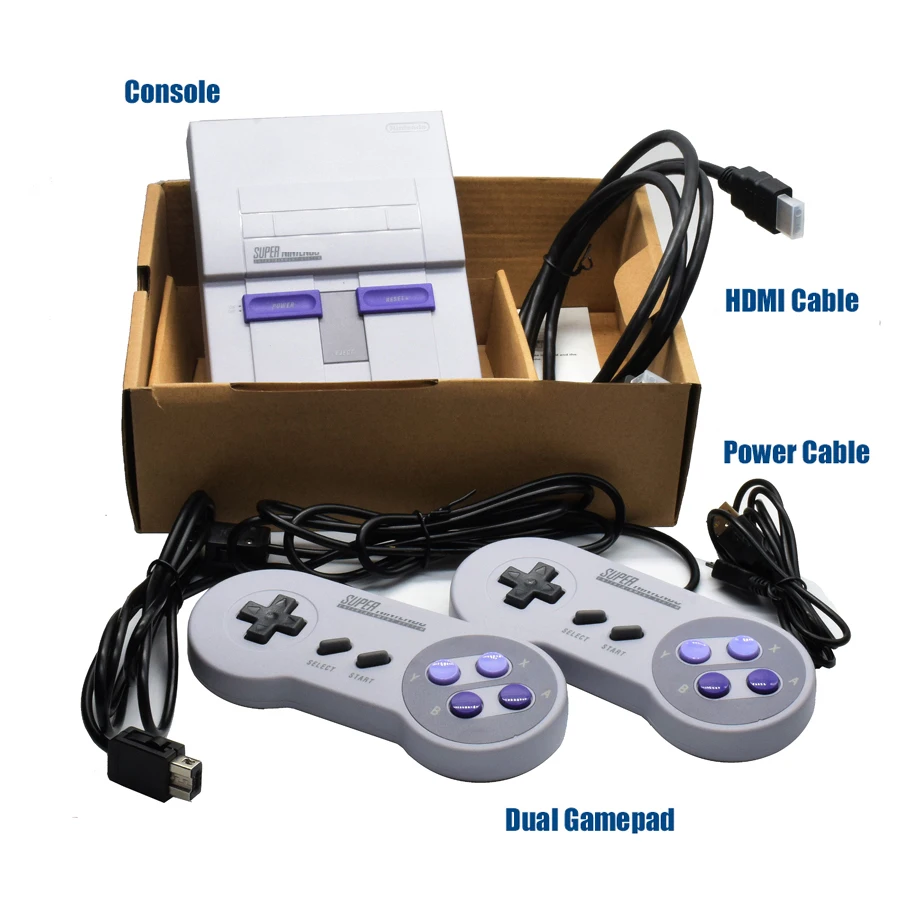 Супер HD SNES мини ретро игровая консоль ТВ HDMI выход семейная Классическая