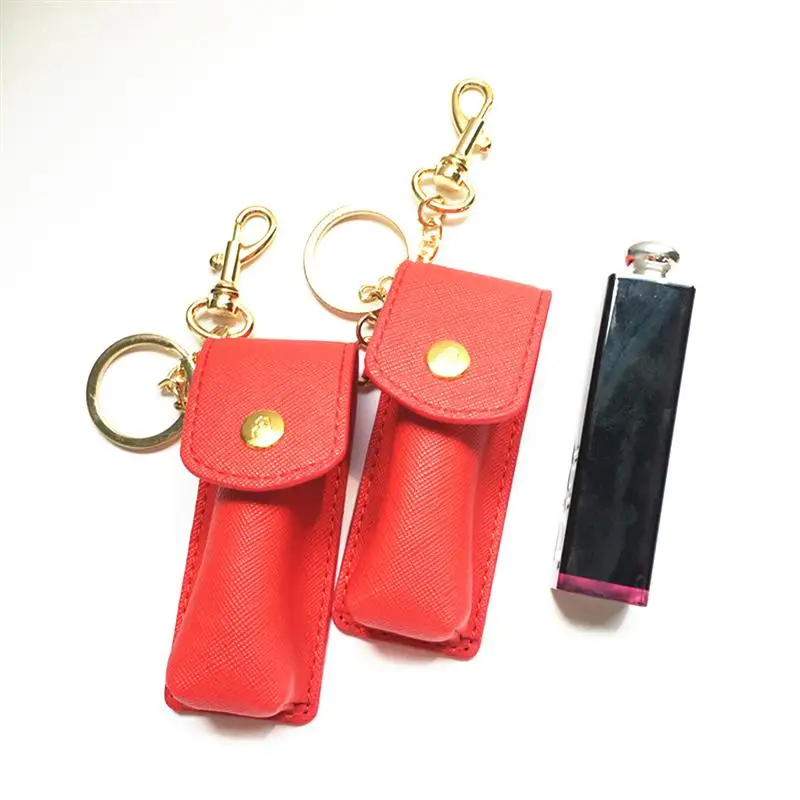 1 шт./2 шт. брелок для ключей помада держатель хранения сумка бальзама губ сумки