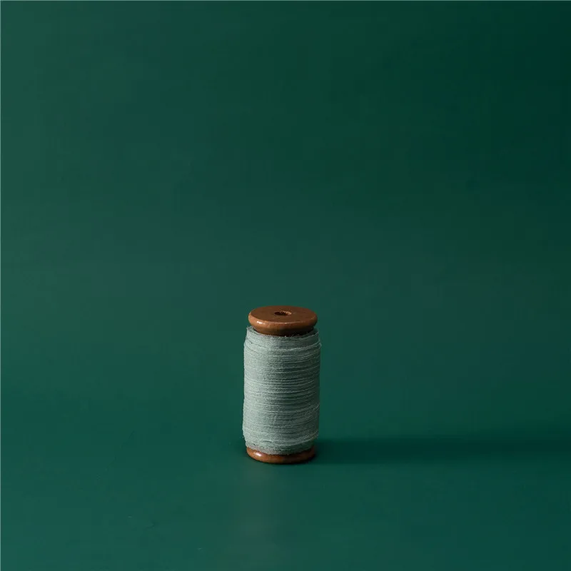 5 см x 4 м шелковая изношенный шифон деревянная катушка ручная работа лента с