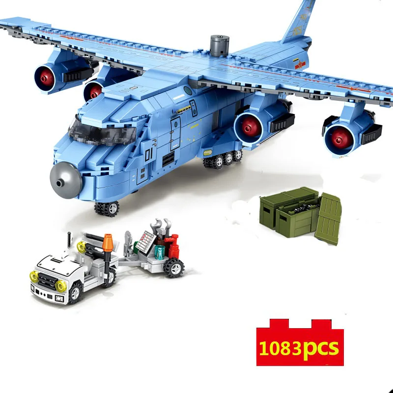Военная серия большой радиус действия транспорт самолет солдат оружие сделай