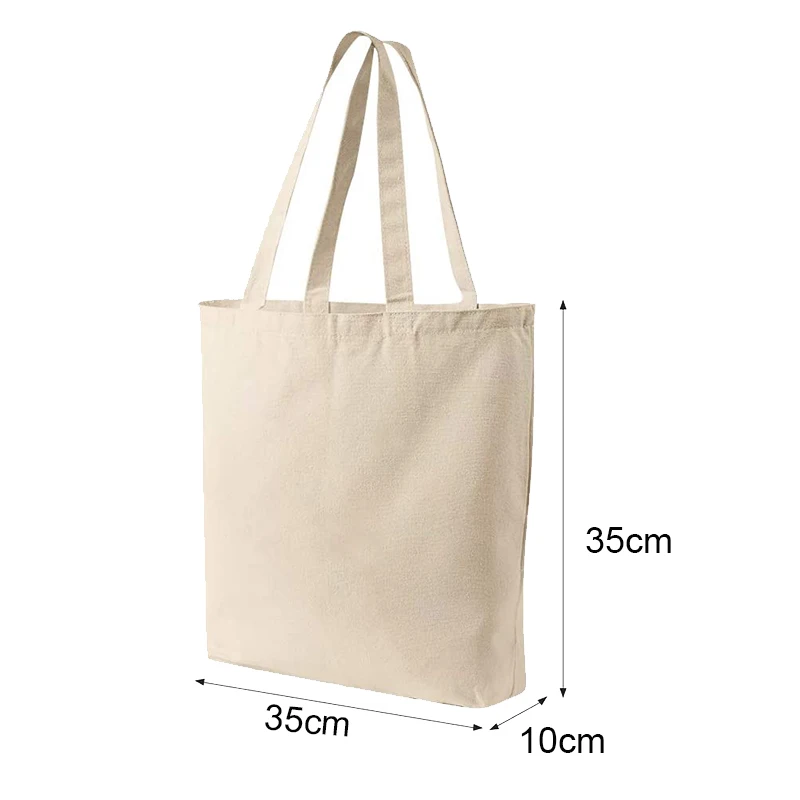2 шт многоразовые Пустые холщовые сумки-тоут для продуктовых сумок книг покупок