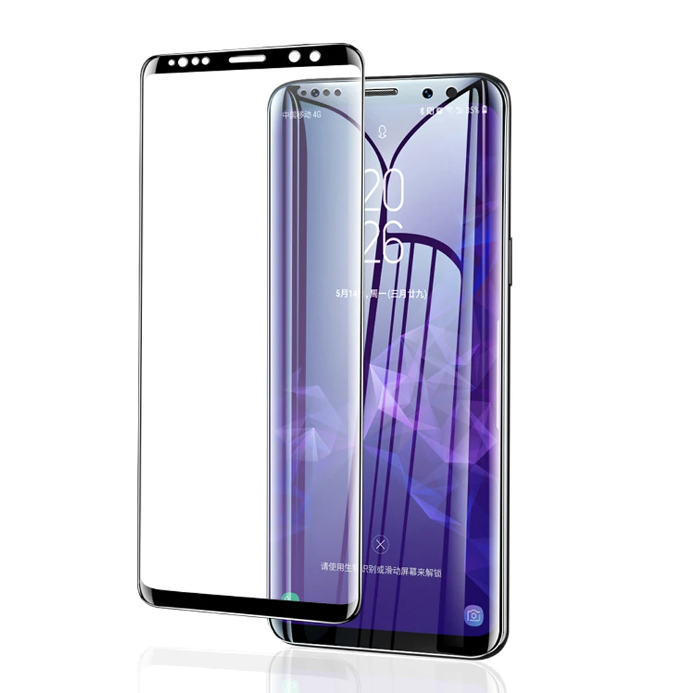 

2Pcs full cover tempered glass for galaxy s10 s9 s8 plus s7 edge note 8 9 10 pro protective film phone screen protector