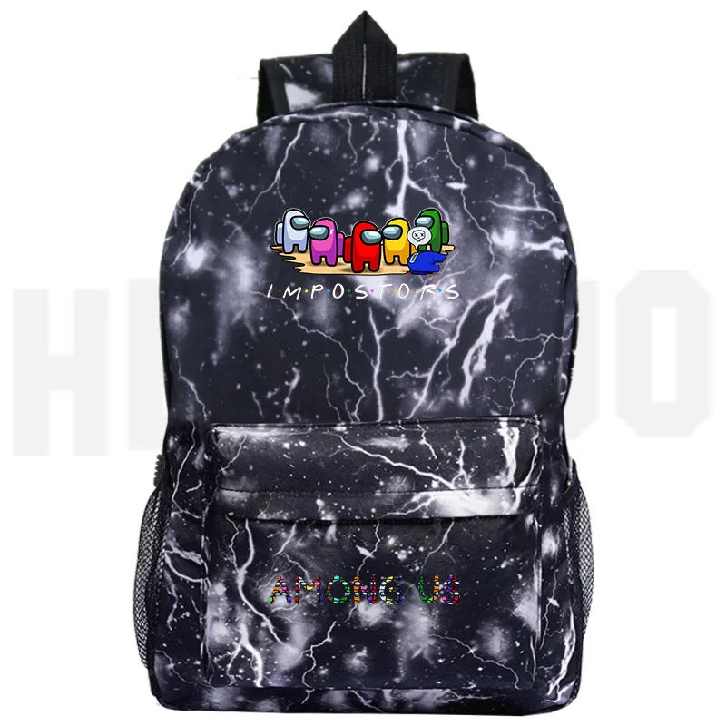 

2020 New impostor Among Us Backpack Video Game Bookbag Student Laptop Backpack School Bags for Teenage Girls Back Pack Rucksack