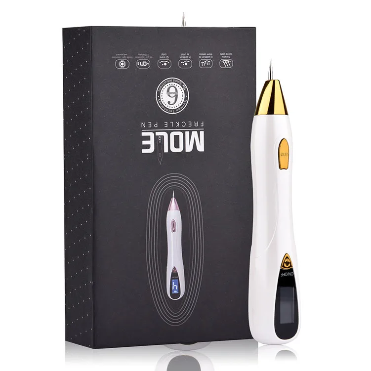 

Skin Care Laser Mole Tattoo Freckle Removal Pen LCD Sweep Spot Mole Removing Wart Corns Dark Spot Remover Salon Beauty Machine