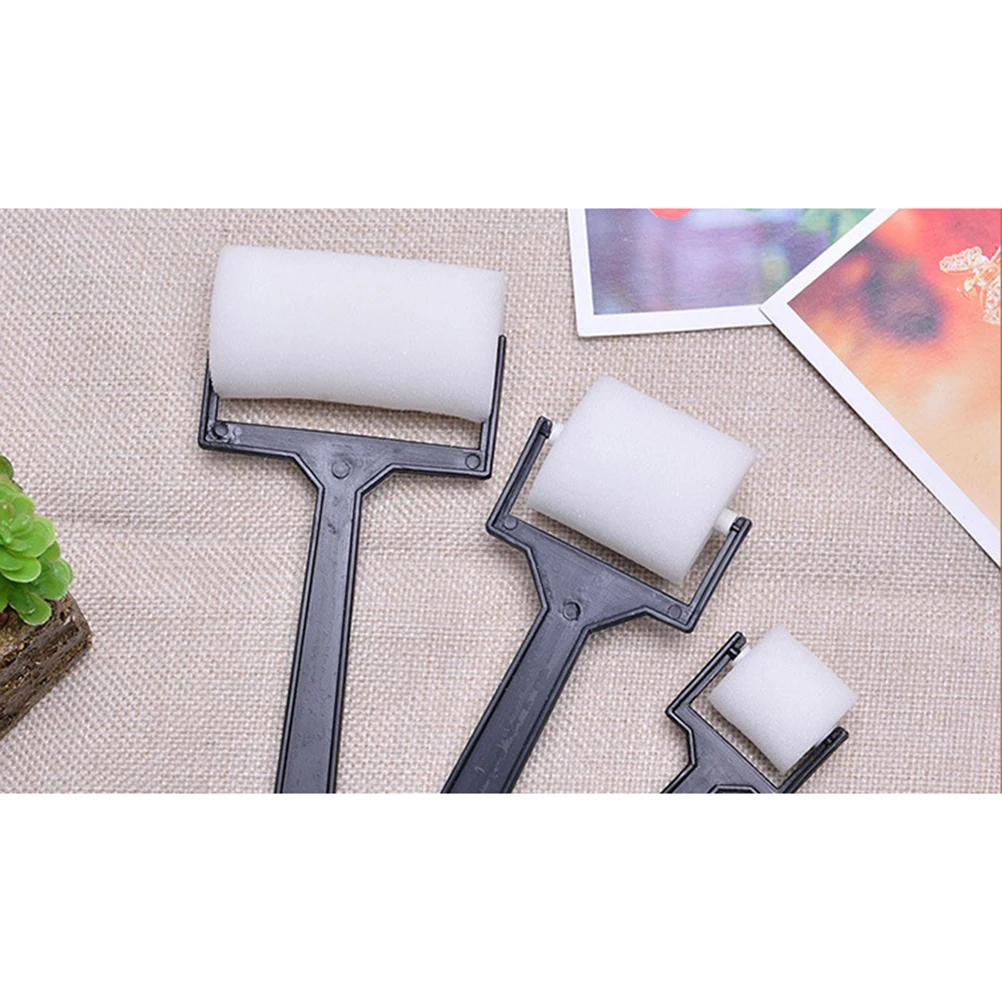 

DIY инструмент Белый Кисть губки для валика DIY крафт бумага инструмент для детей игрушки для рисования, комплект из 3 предметов