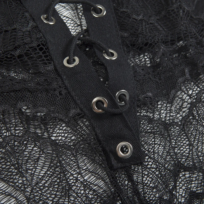 

Sexy European And American bodysuit Lingerie Sexy Lace Perspective Suspenders V-neck Hollow One-piece Tights Temptation Suit