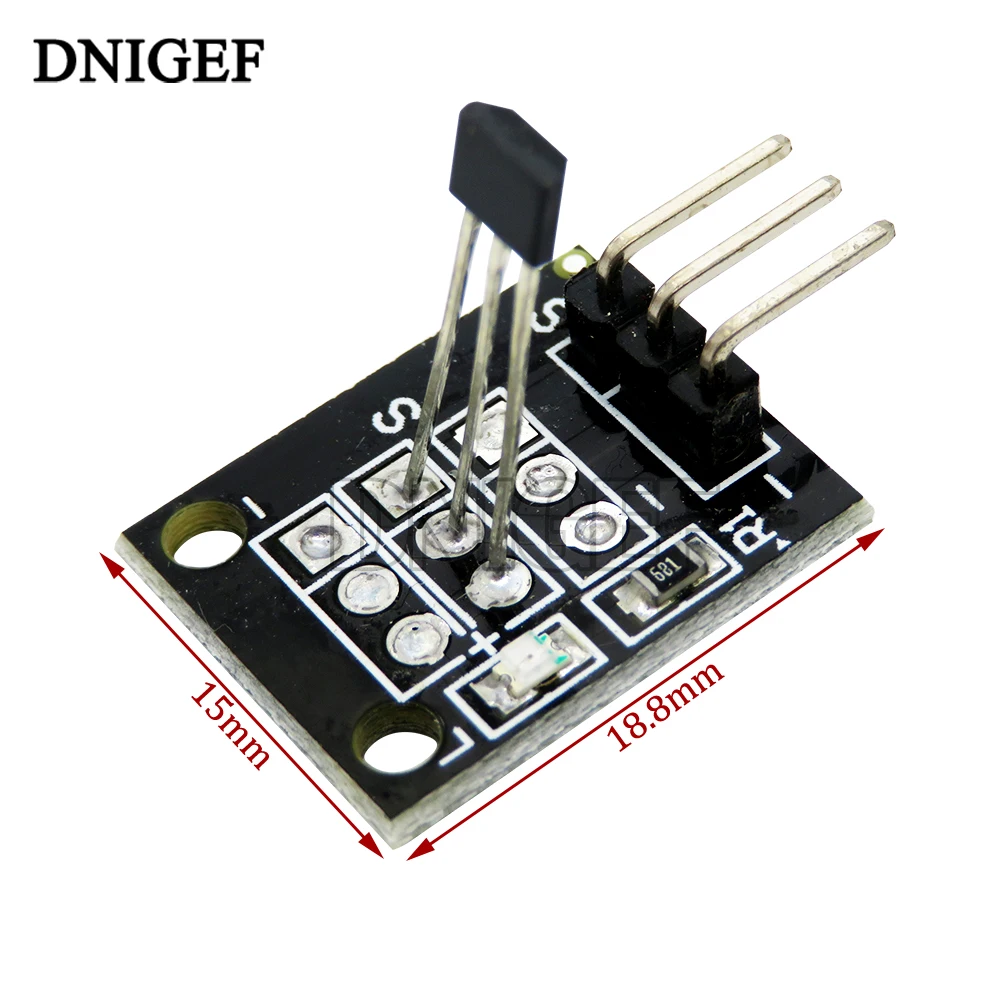 DNIGEF New 1 шт.лот KY-003 стандартный модуль магнитного датчика зала для Arduino AVR Smart Cars PIC Good KY-003 (art.: 3920b856ded52) - 3920b856ded52
