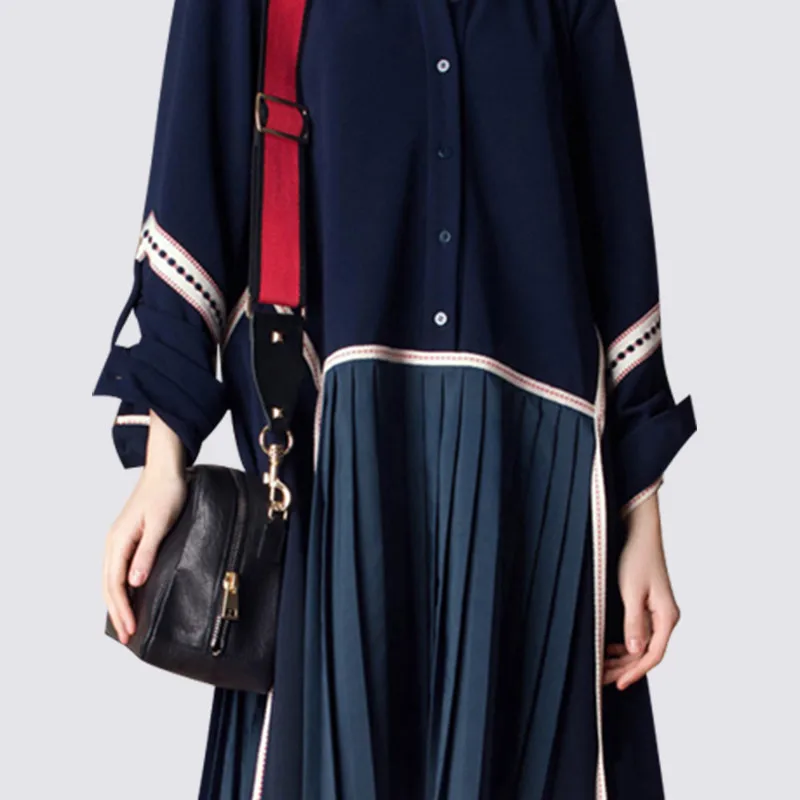 Осень 2021 Новое корейское футболка в уличном стиле платье женское длинное