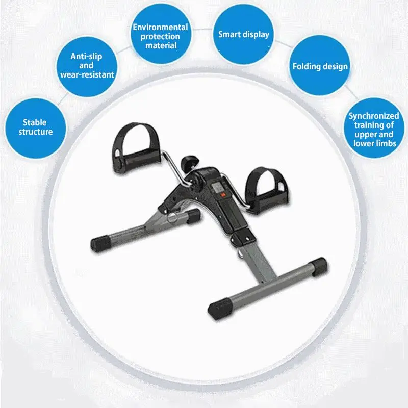 

Multifuntion Pedal Stepper Machine Mini Comprehensive Leg Trainer LCD Display Potable Home Gym Bike Steppers Fitness Equipment