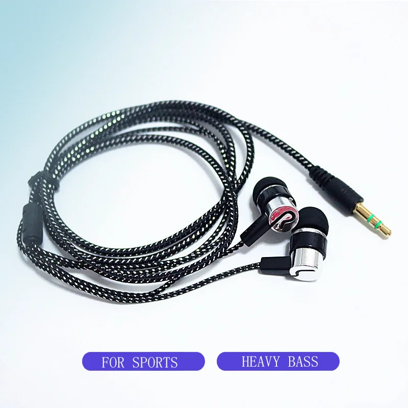 Наушники тяжелый бас вкладыши Спорт Mp3 гарнитура Красный Золотой Зеленый