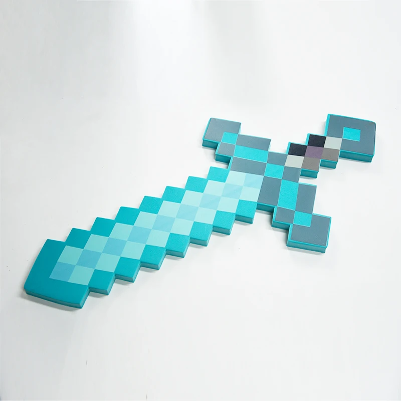 60 см Высокое качество Безопасный EVA мечи идеально Minecraftedt мечи со стразами с длинными Ножи экшн вечерние игрушки рождественские подарки для детей