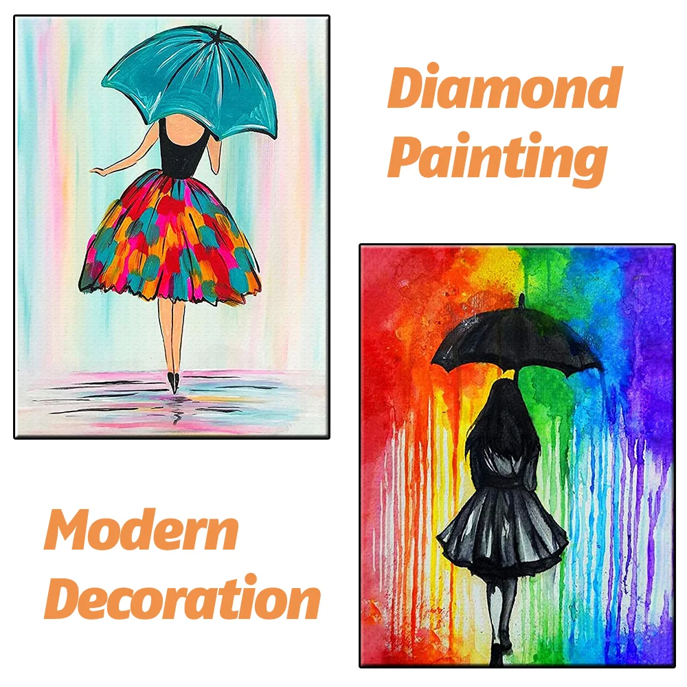 

5D Diamond Painting Kits for Adults DIY Full Drill Ballet Girl Diamond Art Paint With Diamond For Home Modern Wall Decor Gift