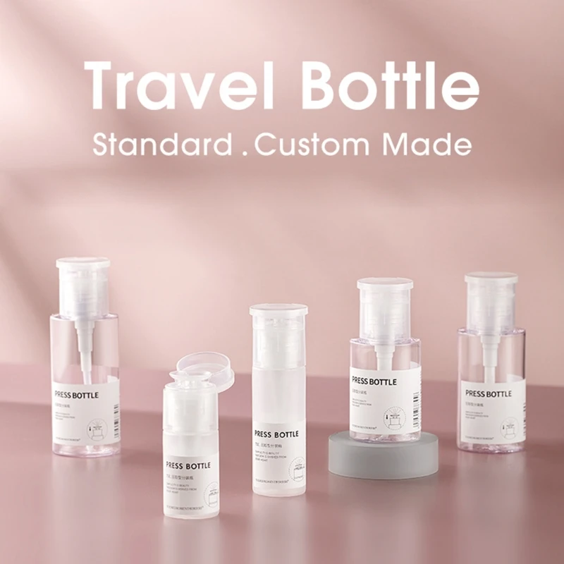 

1Set Pump Bottle, Empty Refillable Lotion Soap Shampoo Bottles Dispenser Containers with Pump Multipurpose