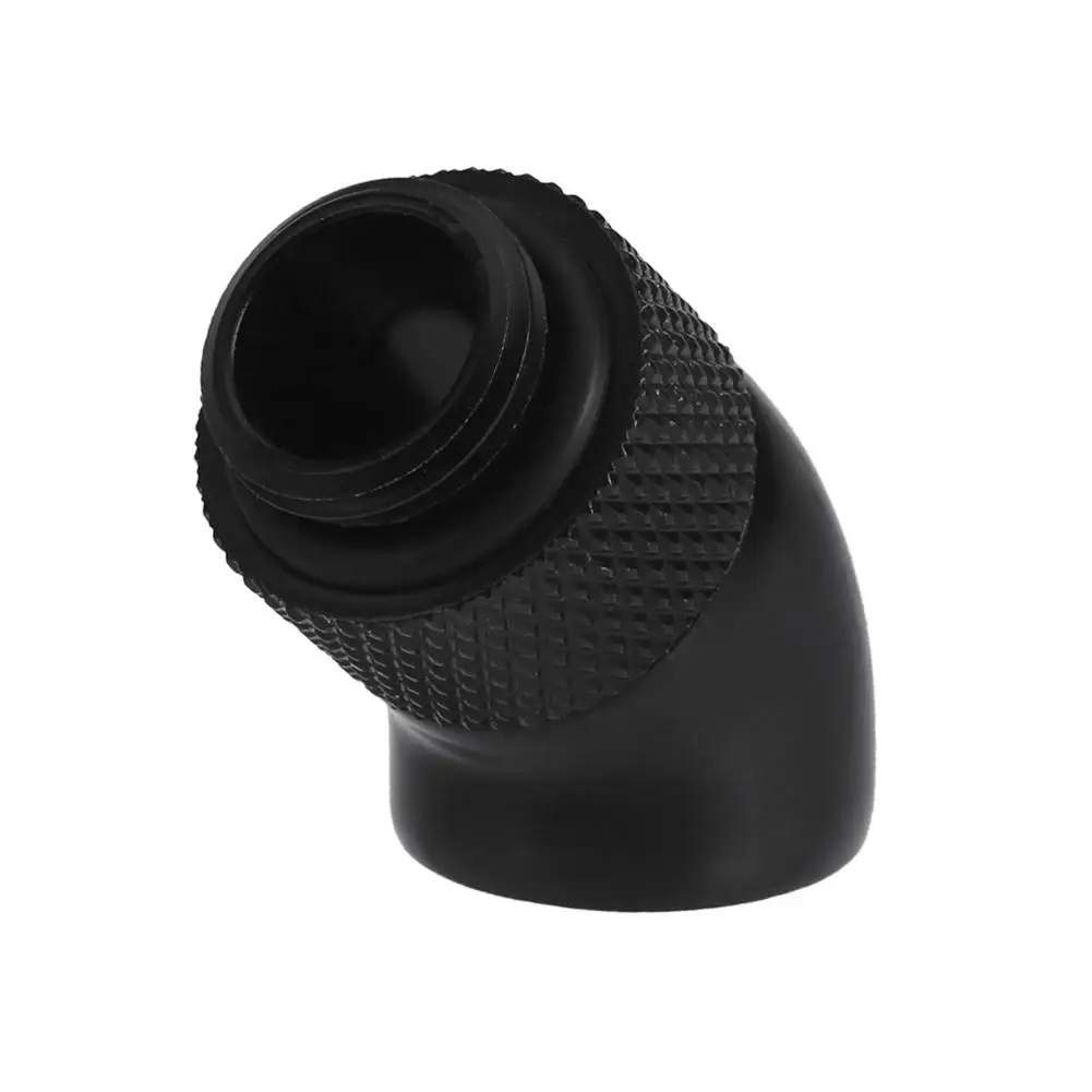 Латунный переходник G1/4 с винтовой резьбой поворот на 45 градусов фитинг для ПК