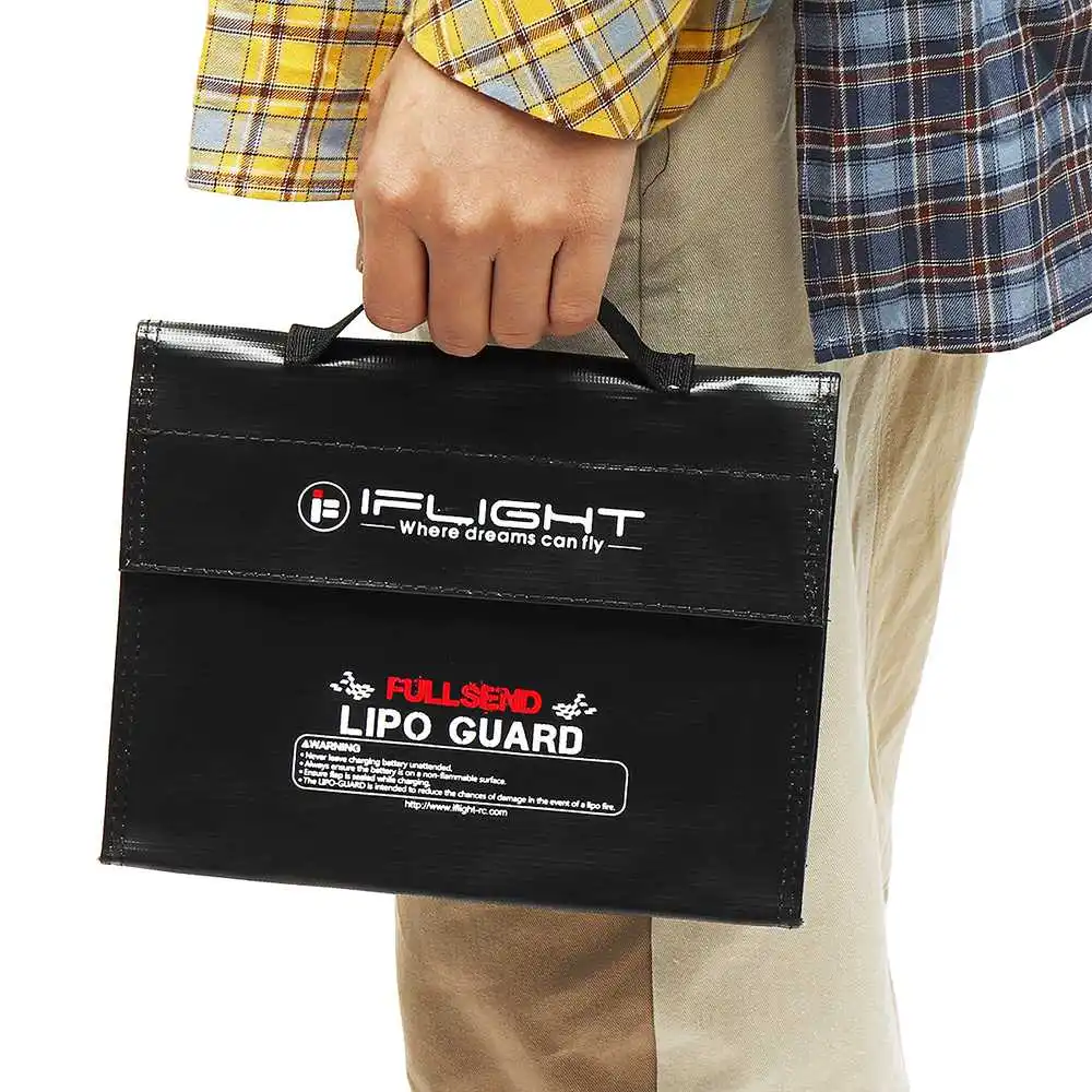 240x180x65 мм IFlight LIPO Guard портативный водонепроницаемый взрывобезопасный мешок для