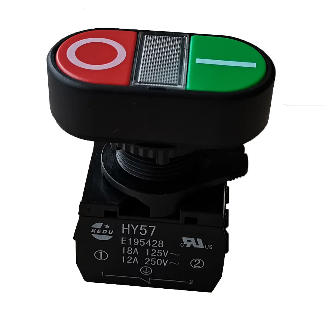 KEDU кнопочный переключатель аварийной остановки переключатели 1NC + 1NO 2NC 18A 125V 12A 250V E195428 HY57 HY57B CE