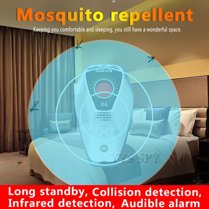 Новый X6 мини Анти шпион Скрытая камера Инфракрасный Детектор Вор репеллент от