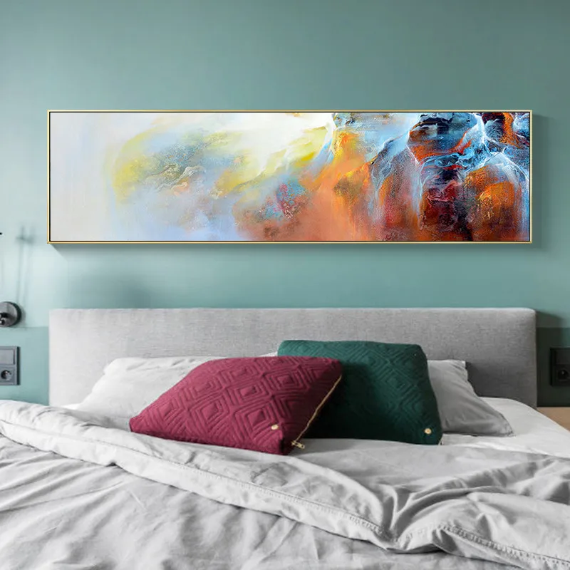 Современные картины абстрактные цвета картина маслом холст настенное искусство