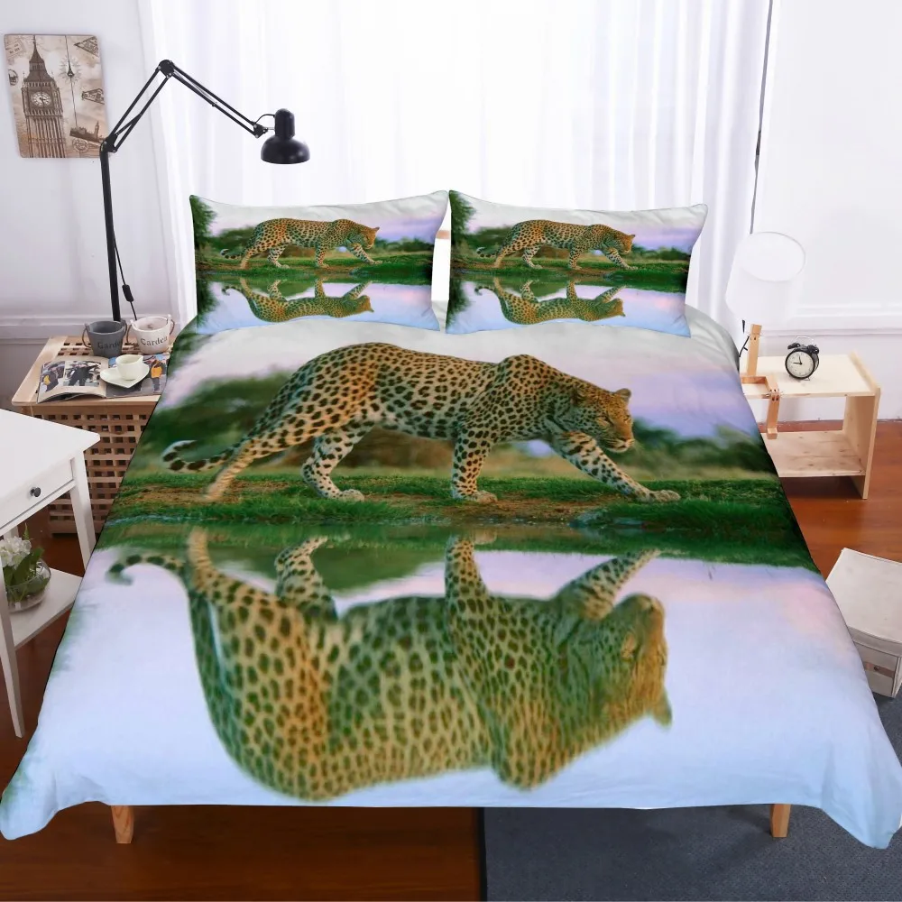 Набор пододеяльников с изображением животных панды набор постельного белья