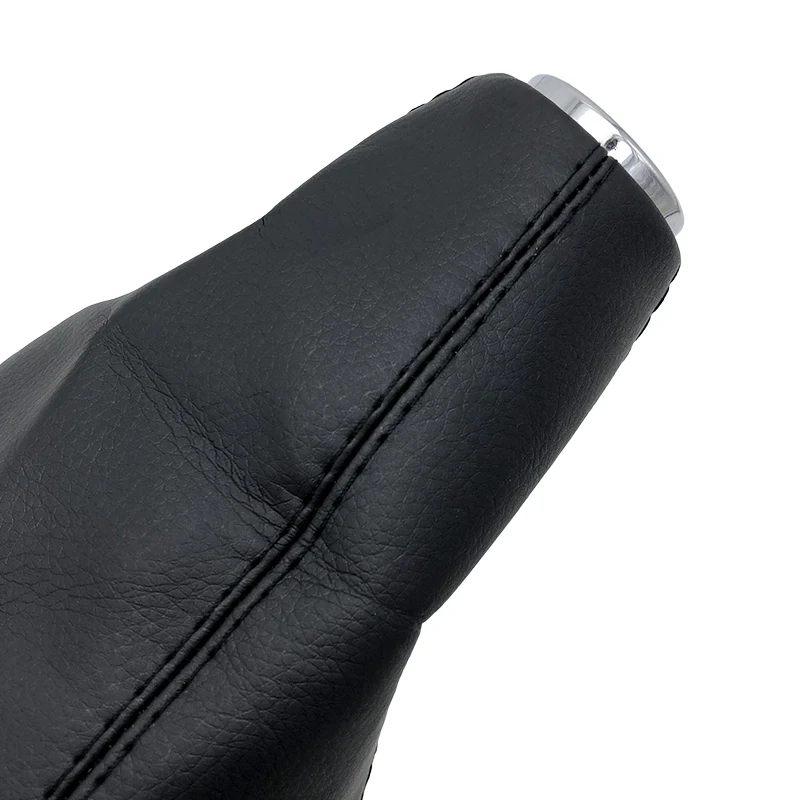 Для TOYOTA AVENSIS T25 MK2 II 2003-2009 черная кожаная ручка переключения передач Gaiter чехол рамка аксессуары для стайлинга автомобилей