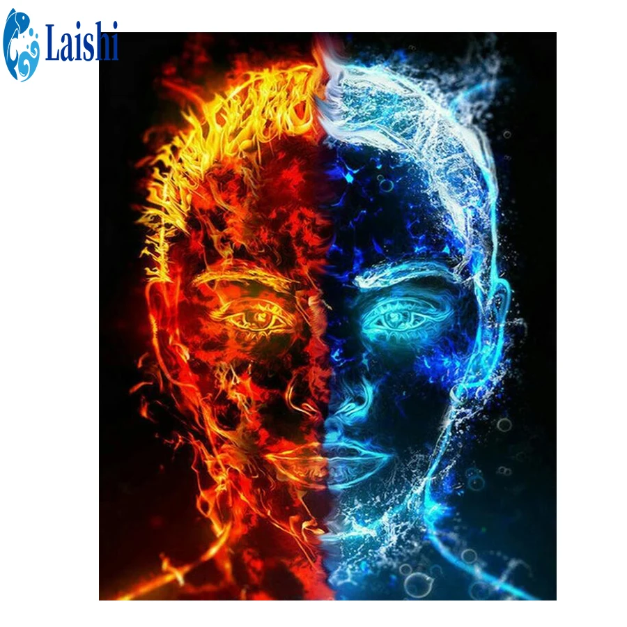 

Алмазная живопись «сделай сам», картина из страз с изображением головы Льда и Огня, мозаика для рисования, подарок, украшение для дома