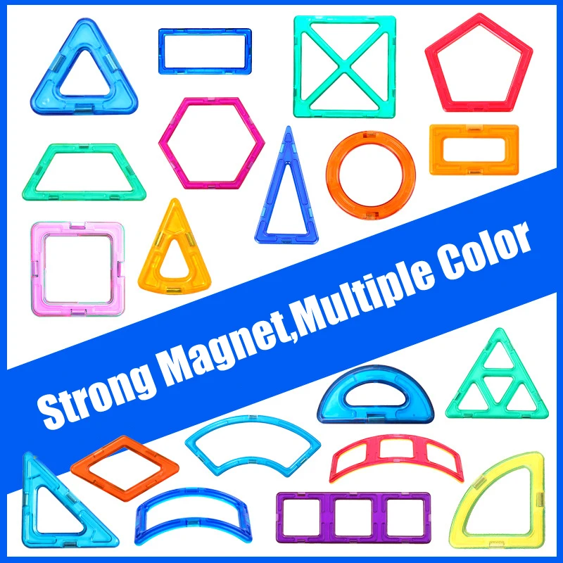 Большой размер Магнитный конструктор магнитные строительные блоки кирпичи