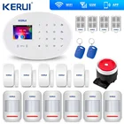 Домашняя сигнализация Kerui W204 4G, Tuya, Wi-Fi, Gsm, беспроводная охранная сигнализация, умный дом, ISO, управление через приложение Android