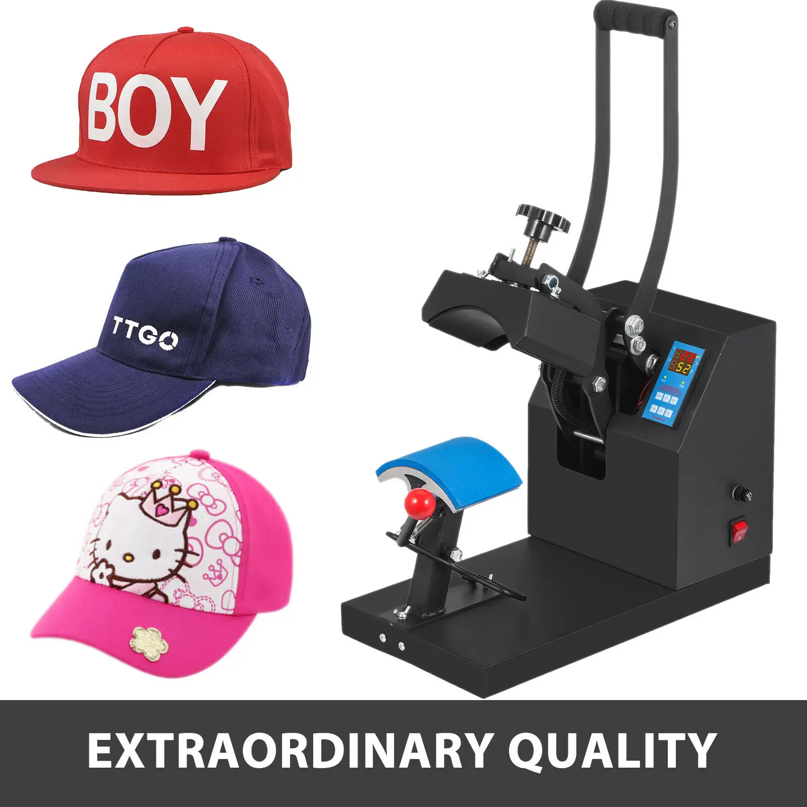 

Digital Heat Press Machine Sublimation For Ball Cap Hat Printer Free Shipping