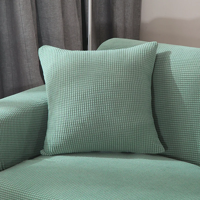 Бархатные чехлы для дивана в гостиную однотонный секционный чехол эластичный